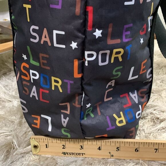 LESPORTSAC Mulitcolor Logo On Black
Nylon Tote - Picture 12 of 17
